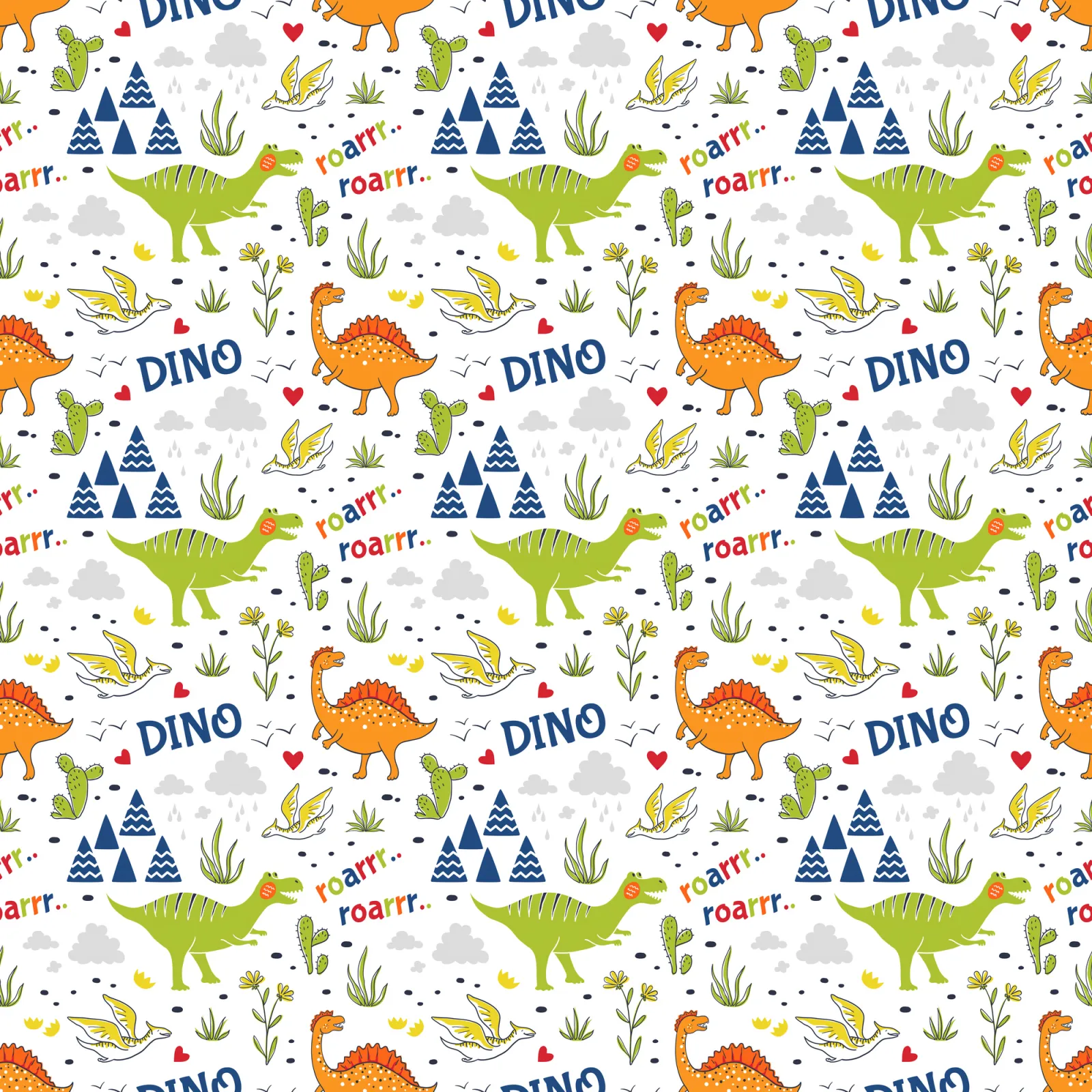 Fototapeta Dinozaury — powiększenie wzoru