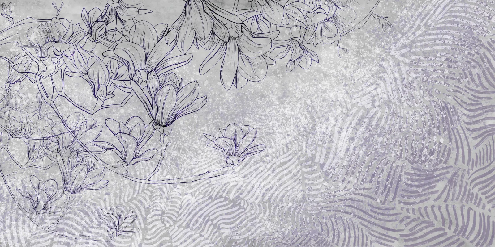 Fototapeta Kwiaty magnolii — powiększenie wzoru