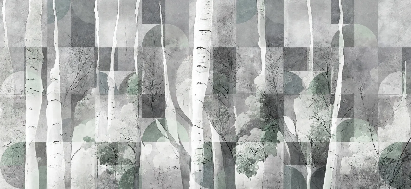 Fototapeta Artystyczny las — powiększenie wzoru