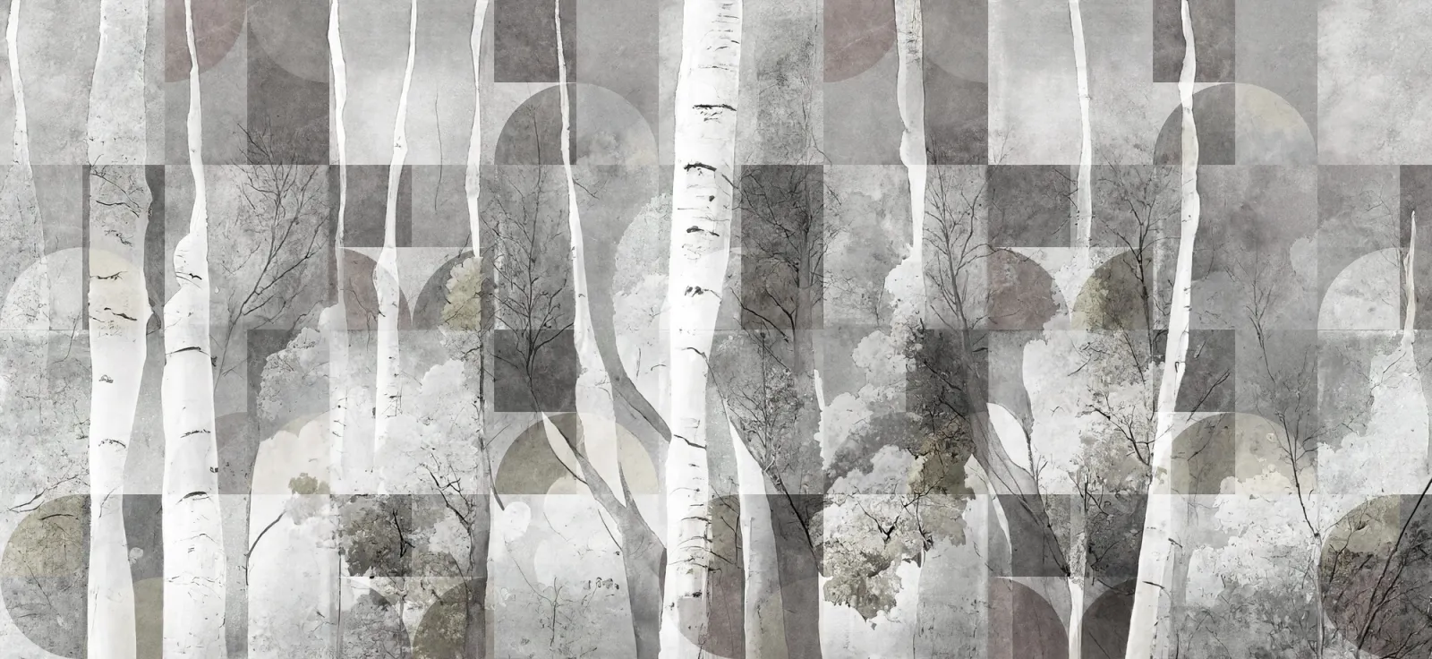 Fototapeta Artystyczny las — powiększenie wzoru