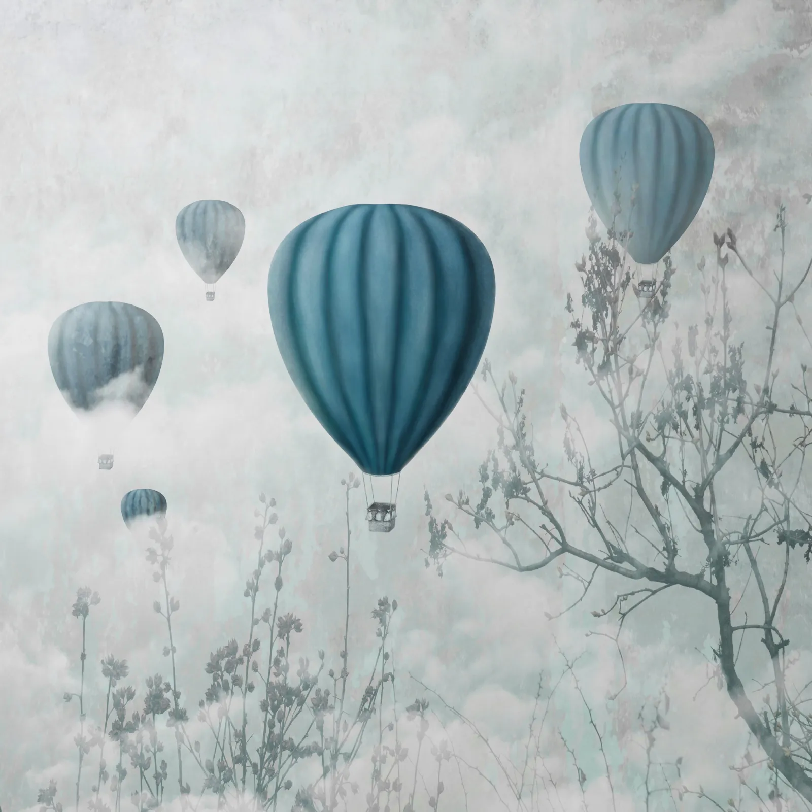 Fototapeta Balony w Chmurach — powiększenie wzoru