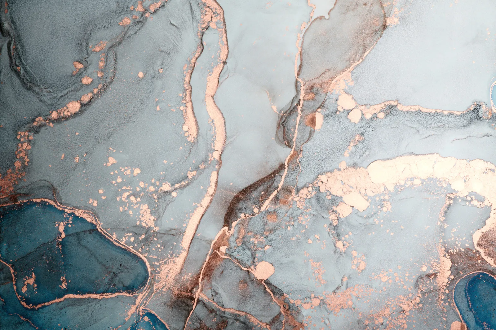 Fototapeta Nowoczesne malarstwo - kolory tuszu alkoholowego — powiększenie wzoru