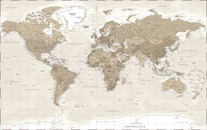 Fototapeta Mapa Świata