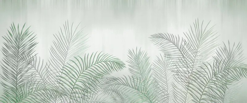 Fototapeta Tropikalne liście palmowe