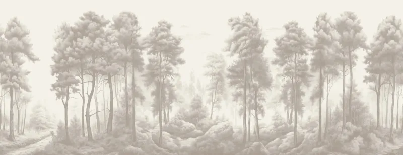 Fototapeta Las Ilustracja