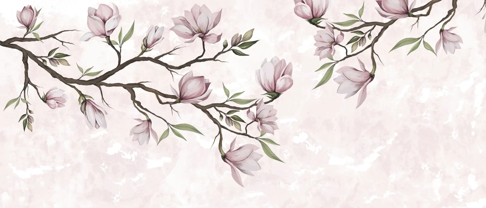 Fototapeta Kwitnące magnolie — powiększenie wzoru