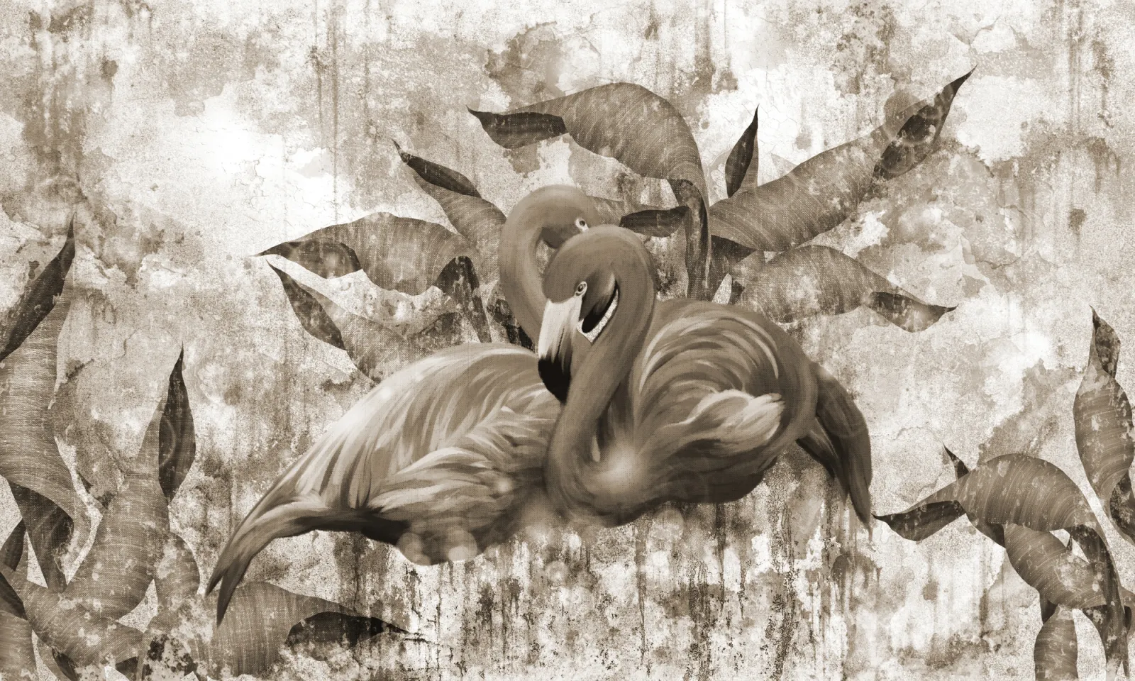 Fototapeta Flamingi — powiększenie wzoru