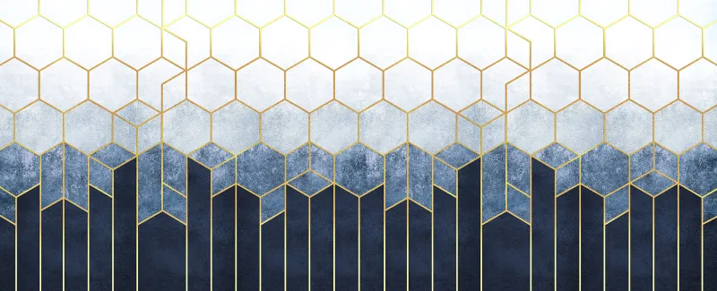 Fototapeta Geometryczna granatowa abstrakcja