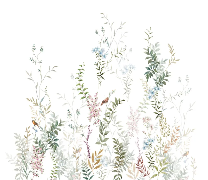 Fototapeta Kwiaty i liście