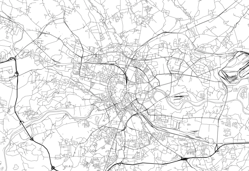 Fototapeta Mapa Krakowa