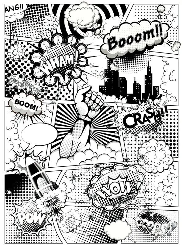 Fototapeta Komiks