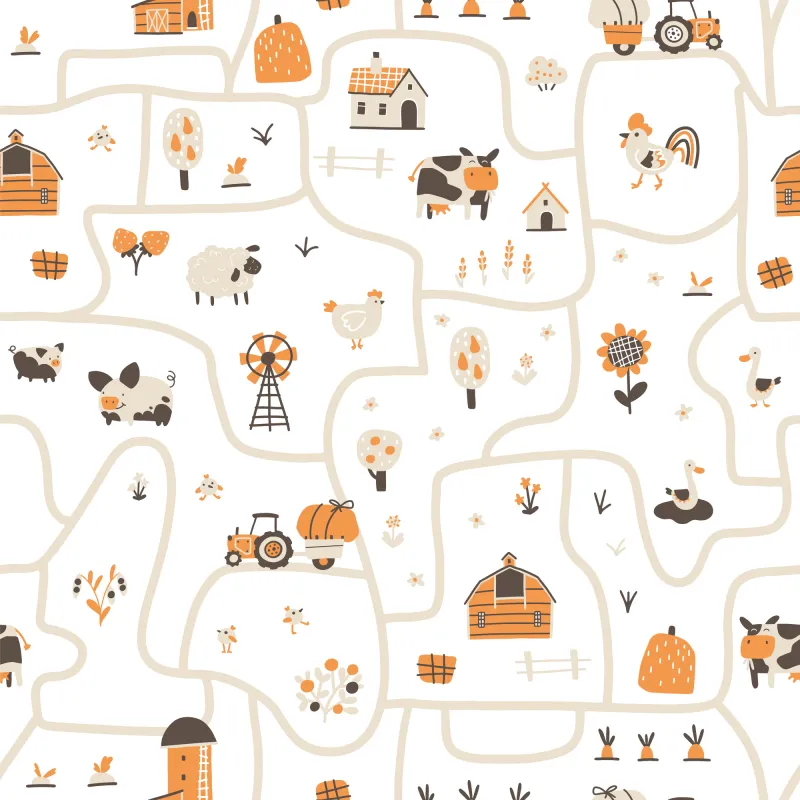 Fototapeta Mapa gospodarstwa
