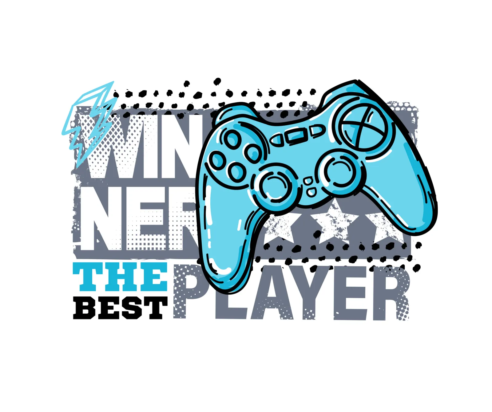 Fototapeta Joystick gracza — powiększenie wzoru
