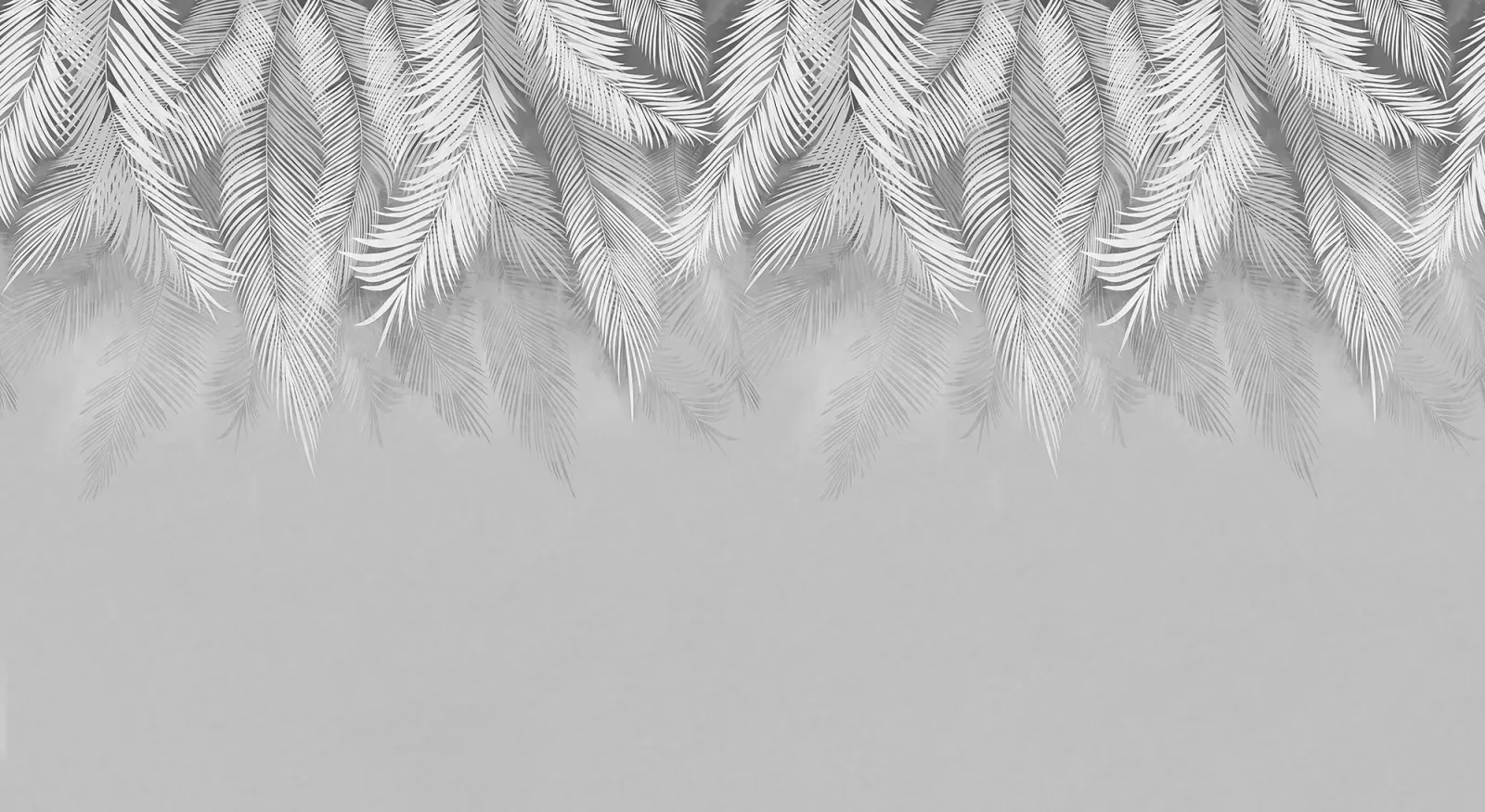 Fototapeta liście palmy z efektem 3D — powiększenie wzoru