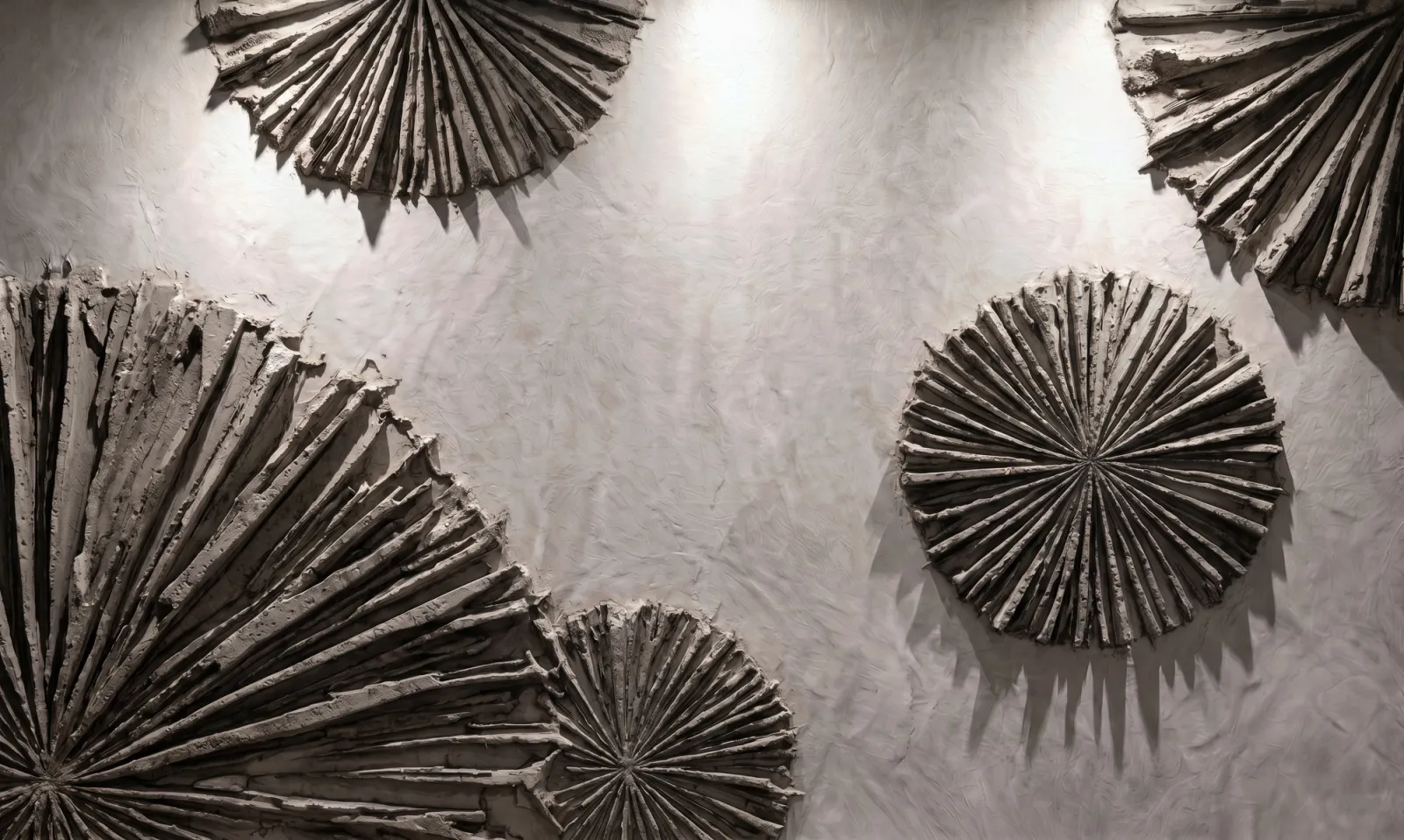 Fototapeta Betonowe Rozety 3D — powiększenie wzoru
