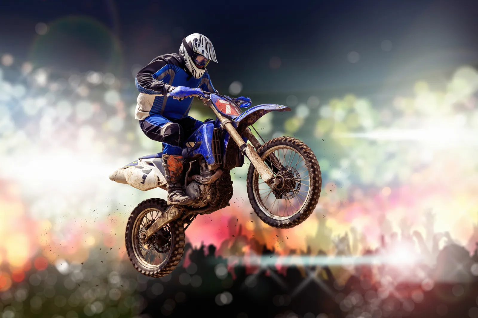 Fototapeta Motocross — powiększenie wzoru