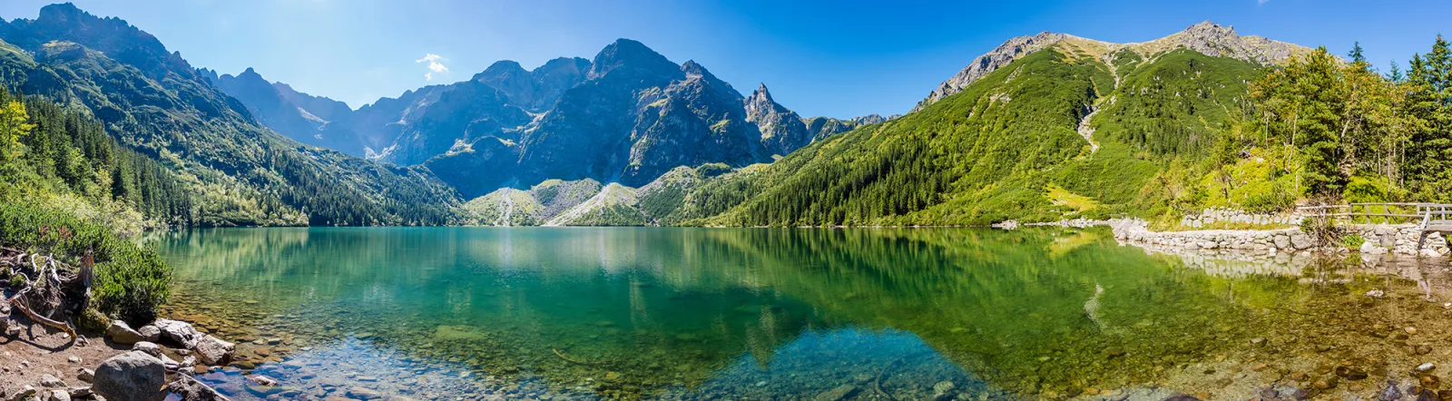 Fototapeta Panorama Morskiego Oka — powiększenie wzoru
