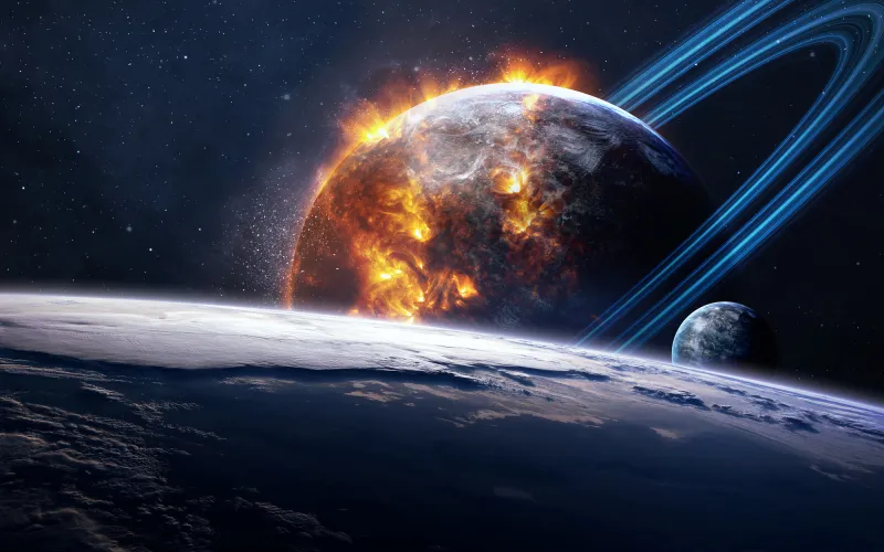 Fototapeta Wszechświat z planetami