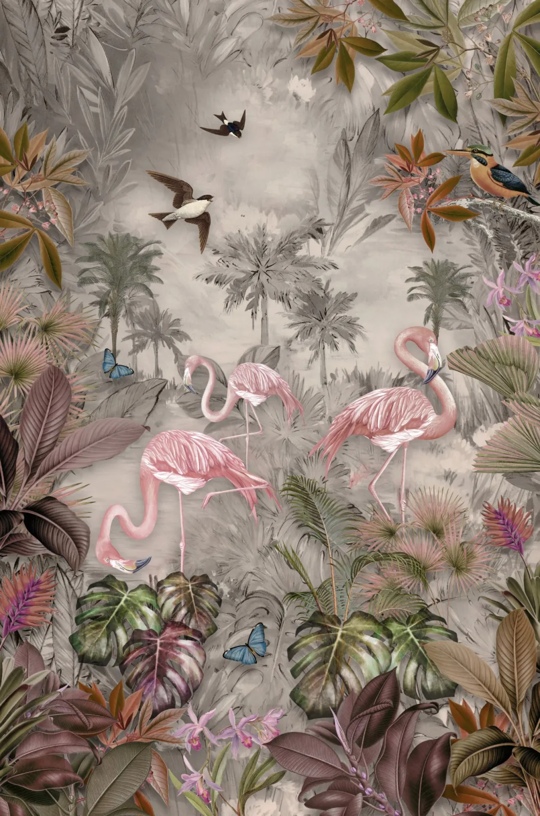 Fototapeta Flamingi — powiększenie wzoru