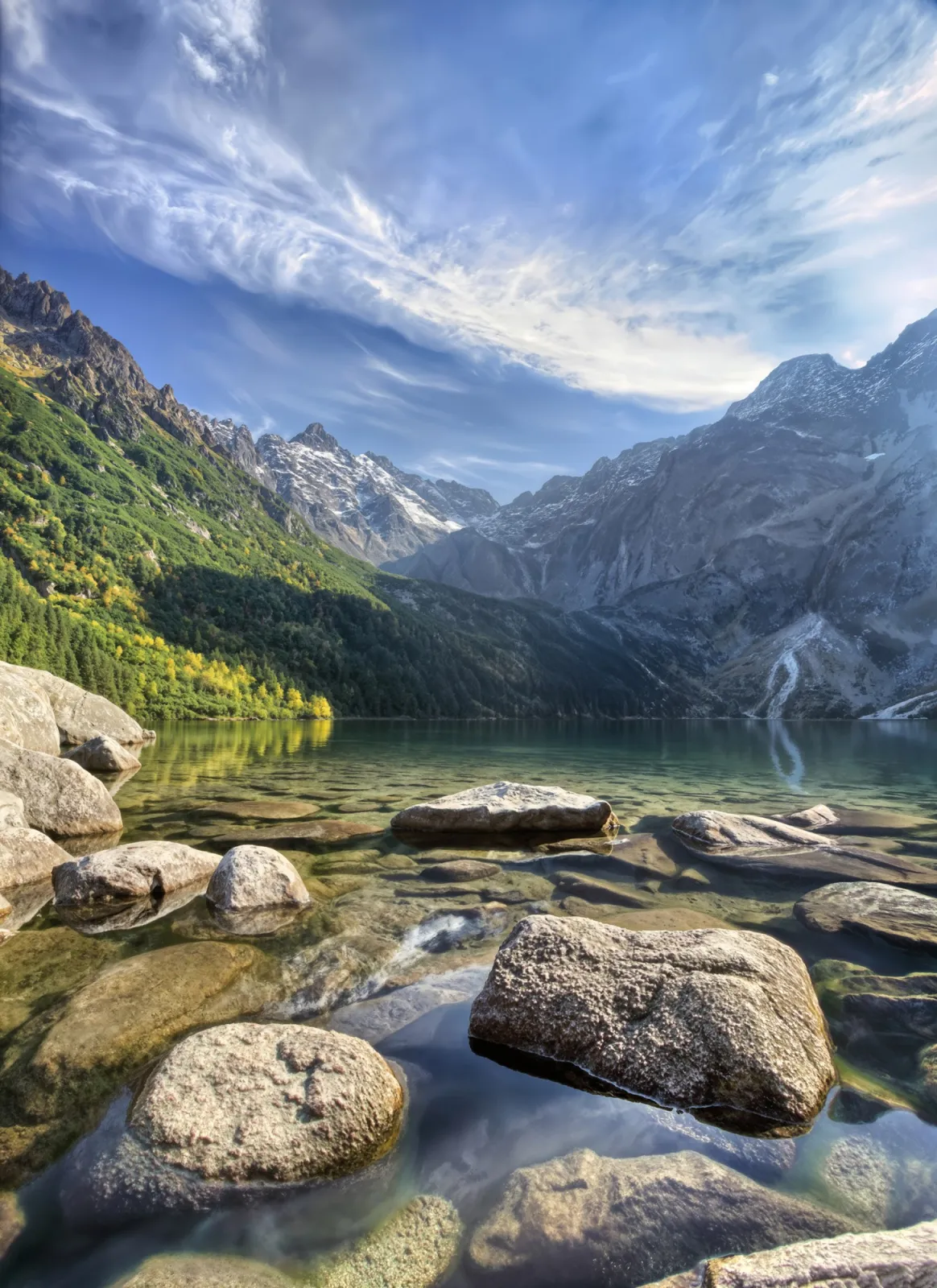 Fototapeta Morskie Oko — powiększenie wzoru