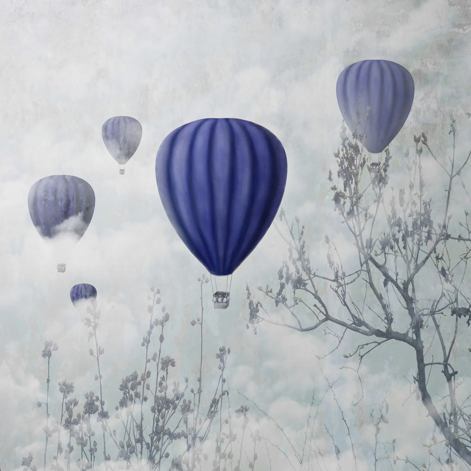 Fototapeta Balony w Chmurach — powiększenie wzoru