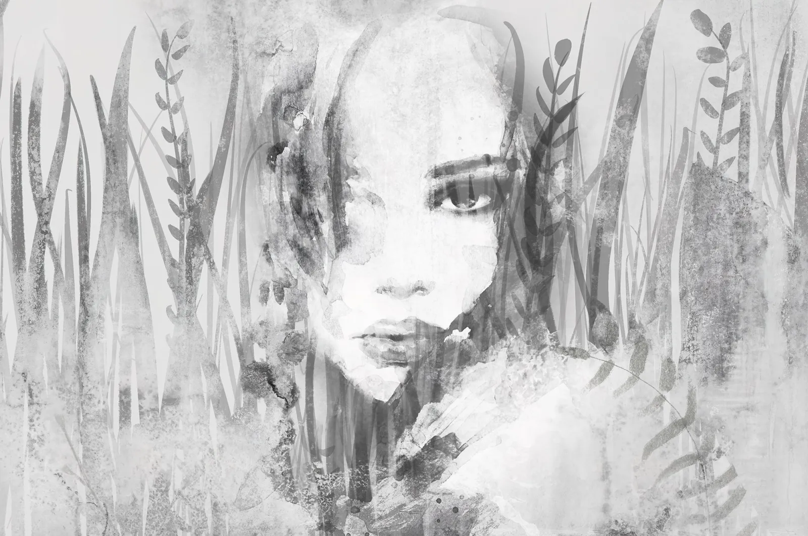 Fototapeta Portret kobiety — powiększenie wzoru