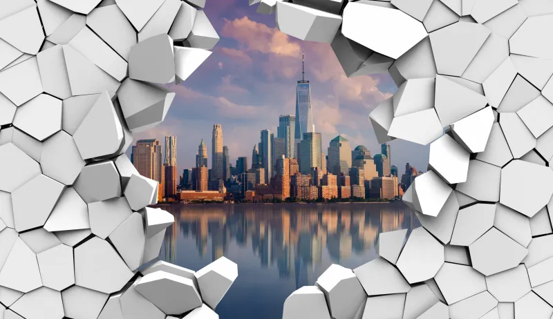 Fototapeta Manhattan 3D