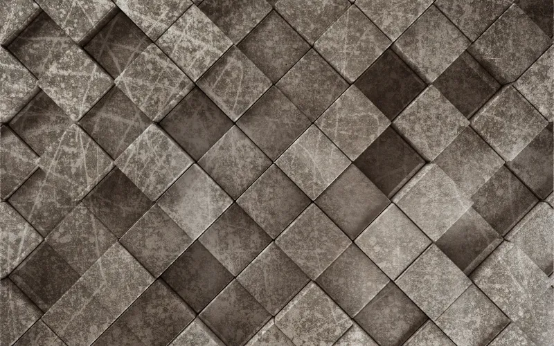 Fototapeta Geometryczne Kwadraty 3D